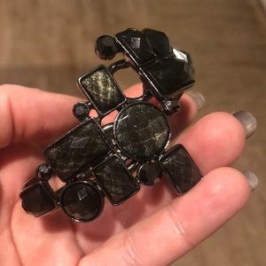 Geometric abstract bracelet